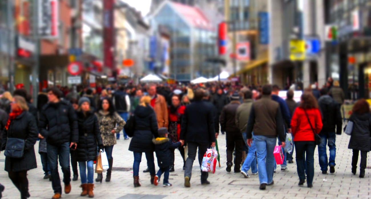 Arbeit Shopping Weihnachten